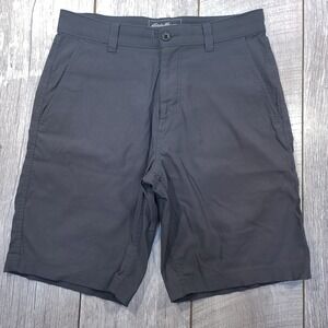 Eddie Bauer Travex Shorts Mens 30 Gray Hiking Performance Travel Stretch